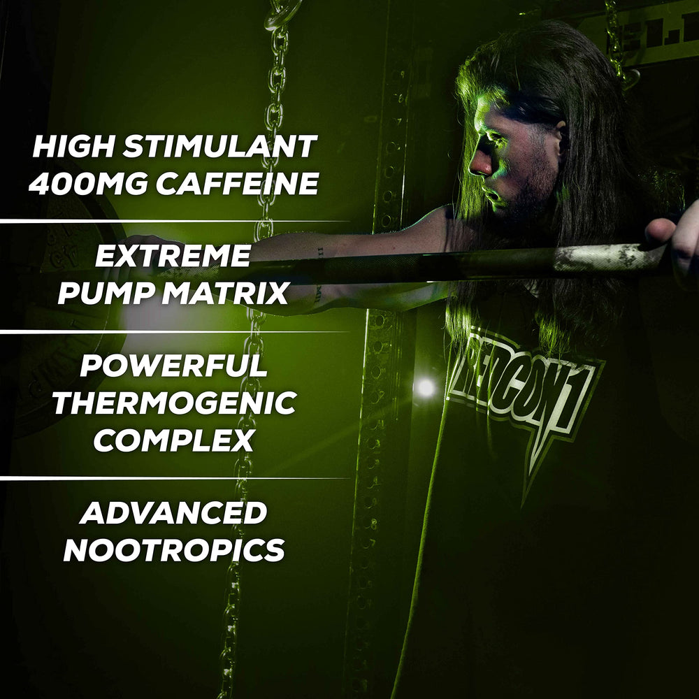 RedCon1 Total War Black Ops setup in a morning routine for high-stimulation workouts.