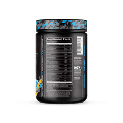 REDCON1 Total War Black Ops blue lemonade powder in glass supports focus during workouts