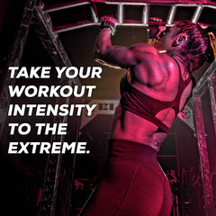 REDCON1 Total War Black Ops thermogenic blend showing warm workout readiness.