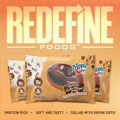 REDEFINE protein donut on-the-go snack idea for busy days.