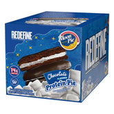 REDEFINE Protein Pie MoonPie-like coating offers a protein-rich chocolate snack for on-the-go fuel.