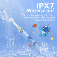 IPX7 waterproof design for easy cleaning and travel