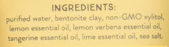 Close-up of Lemon Twist Earthpaste toothpaste tube
