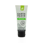 Front view of Redmond Earthpaste with Silver toothpaste tube, 4 oz unsweetened spearmint