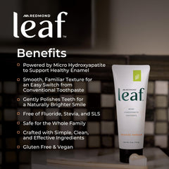 Product packaging for REDMOND Leaf toothpaste