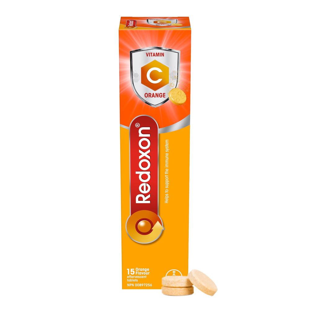 Redoxon Orange Vitamin C Effervescent Tablets package