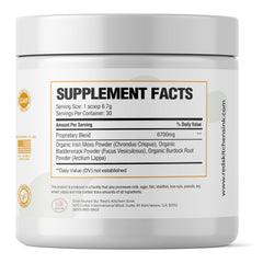 Product label and packaging of Red's Kitchen Sink Cell Fuel 102