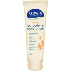 Redwin Sorbolene Cream with Vitamin E 100g – fragrance-free, non-greasy moisturizer for face and body