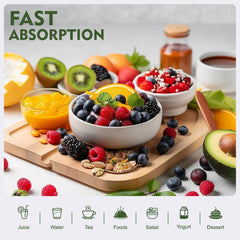 Storage guide illustration showing refrigeration after opening