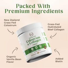 Hydrolyzed collagen peptides powder for skin and joints