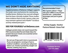 Hydrolyzed collagen peptides powder for ReGenos Joint Health