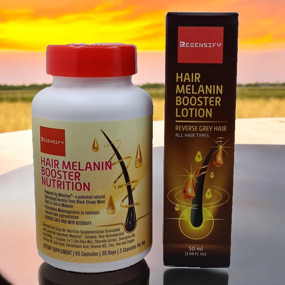 Complete REGENSIFY Hair Melanin Booster Nutrition packaging
