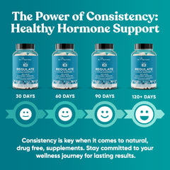 Front-facing product packaging with key benefit highlights