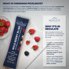 Regulate Wild Berry Bliss vegan and gluten-free label for diverse diets