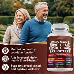 Reishi powder capsule bottle