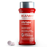 Rejuvant Men's AKG supplement bottle on white background