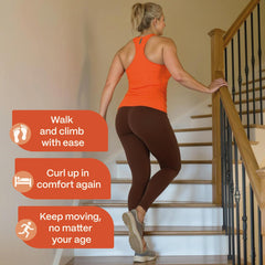 Close-up of key ingredients: collagen, turmeric, boswellia