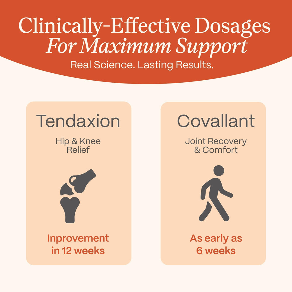 60-count bottle of Rejuveen Osteva Joint Support for flexible joints