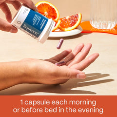 Rejuveen Provitalean bottle on desk evokes a calm morning routine.