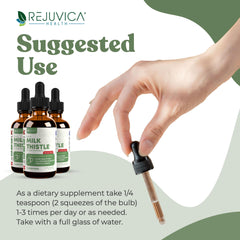 Vegan Non-GMO sugar-free milk thistle tincture