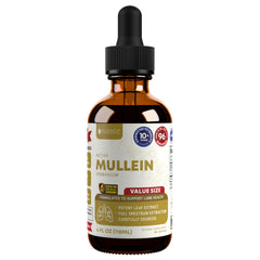 Hands using dropper to apply tincture to tongue