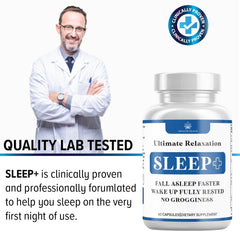 Supplement facts panel for Sleep Aid with chamomile, GABA, ashwagandha