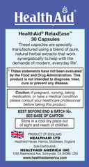 Close-up of RelaxEase soft gel capsules.