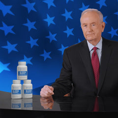 Close-up of Relaxium Sleep Aid label highlighting Melatonin 5mg