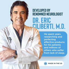 Relaxium Sleep Aid bottle against a dark, calming background