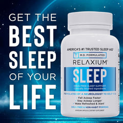Close-up of Relaxium Sleep Aid capsules