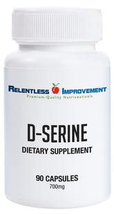 Relentless Improvement D-Serine bottle with VegeCaps