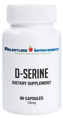 Relentless Improvement D-Serine bottle with VegeCaps