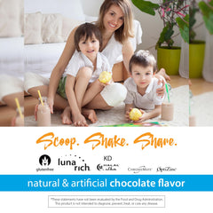 A child enjoying Reliv Now for Kids shake