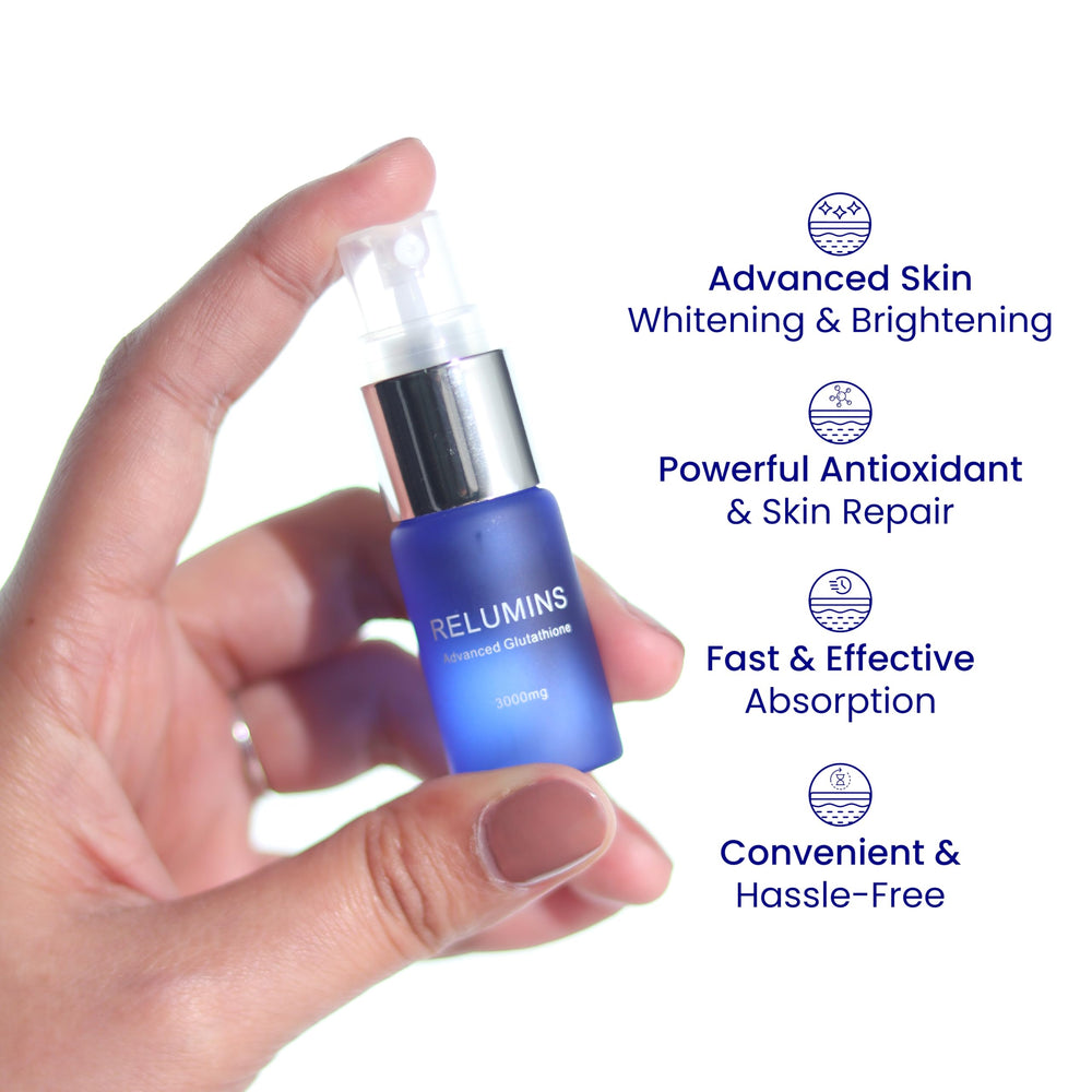 Ingredients and formula of Relumins 6000mg Glutathione Spray with Vitamin C and Zinc