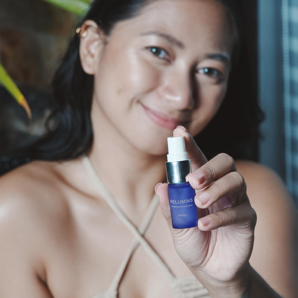 Made in USA label on Relumins Glutathione Spray