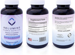 Relumins Vitamin C box and bottle packaging