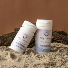 Halal certified label on Relumins Glutathione Booster bottle