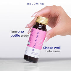 Daily beauty ritual with Relumins Hydration Shots