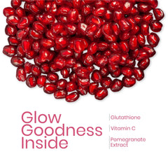 Eco-friendly recyclable glass bottle for Relumins Hydration Shots