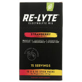 RELyte Re-Lyte electrolyte drink mix strawberry lemonade packets for convenient on-the-go hydration.
