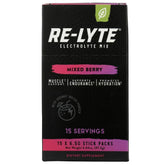 REL YTE Re-Lyte mixed berry packets for on-the-go hydration and clean nutrition.