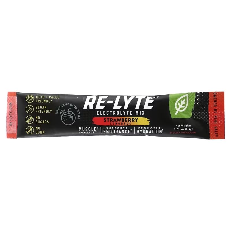 RELyte Re-Lyte prepared drink glass highlighting a refreshing hydration moment.