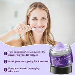 Remineralizing tooth powder packaging and 2PCS label