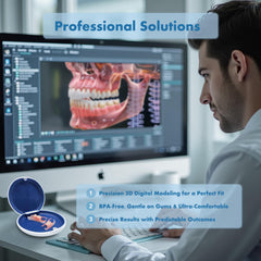 Removable denture design for easy cleaning