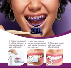 Toothpaste removing coffee and tea stains