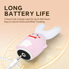 Ideal for ages 7-15 with 360° tooth cleaning and gentle care