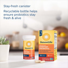 Probiotic capsules illustration inside
