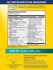 Close-up of Florazyme Digestive Enzymes + Probiotics blend