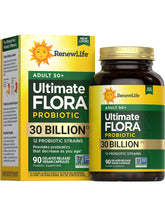 Renew Life Probiotic Adult 50 Plus bottle with 90 capsules and 30 Billion CFU