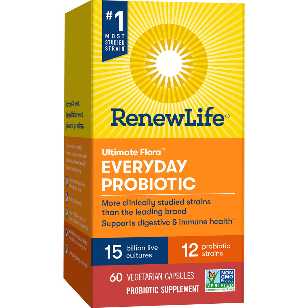 Non-GMO, gluten-free, dairy-free and soy-free probiotic capsules